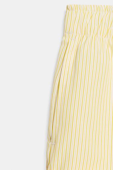 STRIPED POPLIN SHORTS - Printed by Zara - Image 6