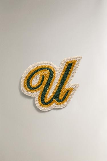 Zara COTTON U LETTER PATCH - Multicolored - Image 0