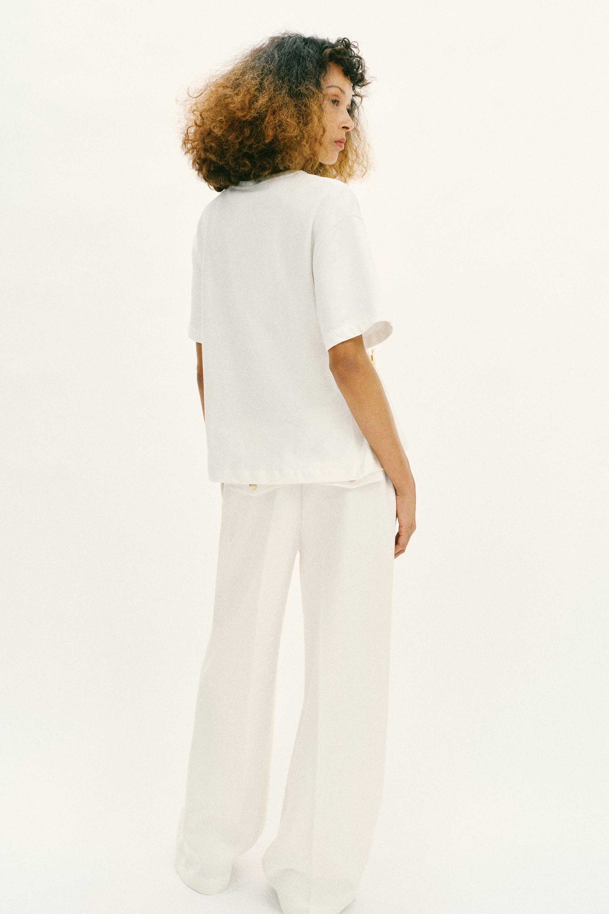T-SHIRT HEAVY COTTON À DÉCOR