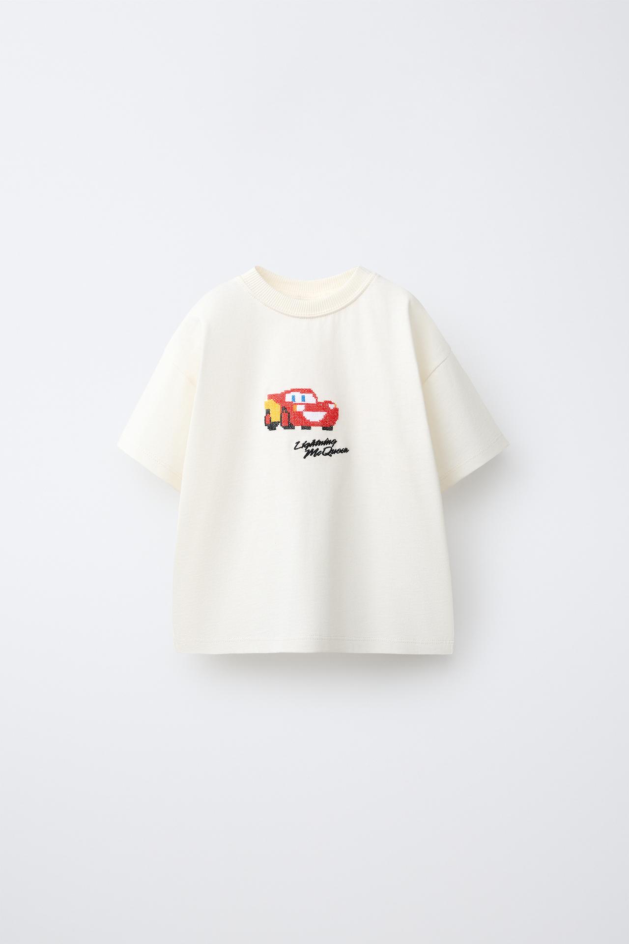 Футболка с вышивкой Lightning McQueen © DISNEY/PIXAR