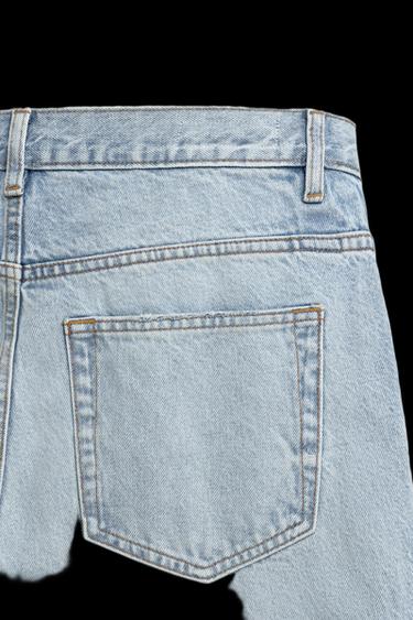 JEANS SLIM CROPPED FIT - Azul claro de Zara