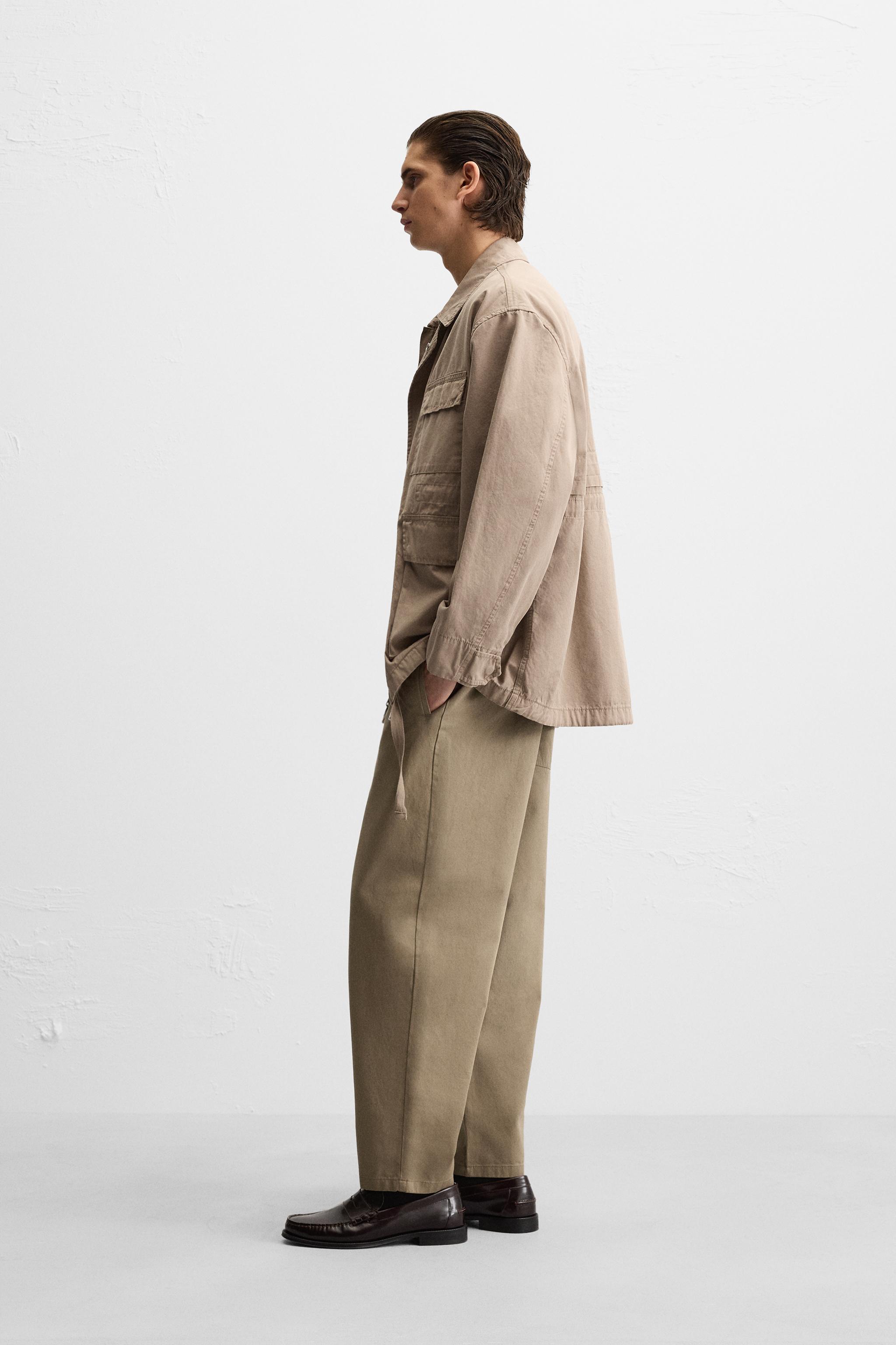 キャロットフィット パンツ - エクリュ | ZARA Japan / 日本