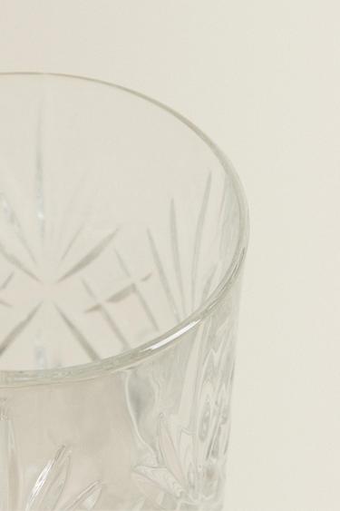 CRYSTALLINE TUMBLER WITH RAISED DESIGN - 990 by Zara - Image 2