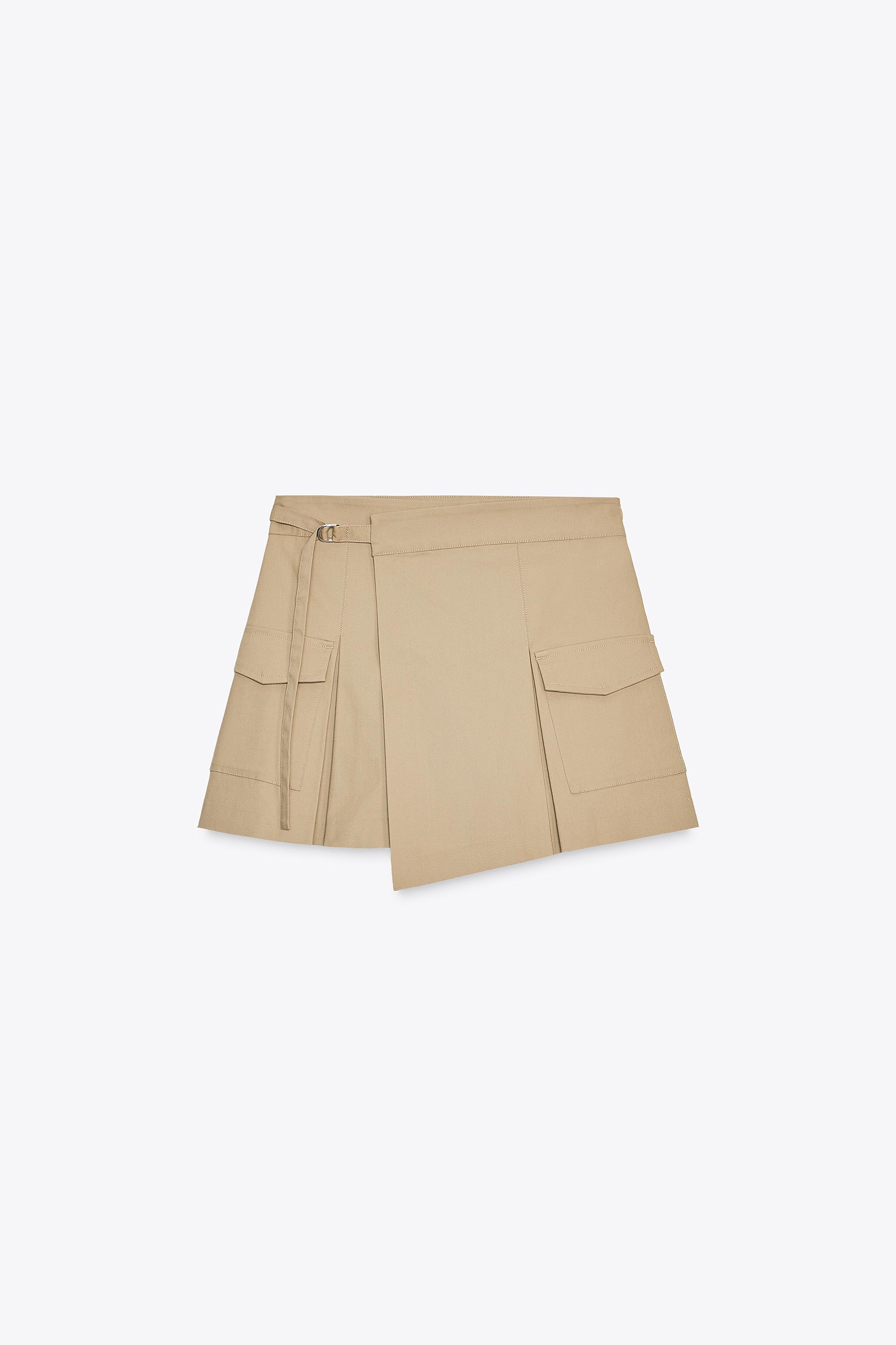 ショートパンツ CARGO SKORT CARGO SKORT - Light camel | ZARA United States
