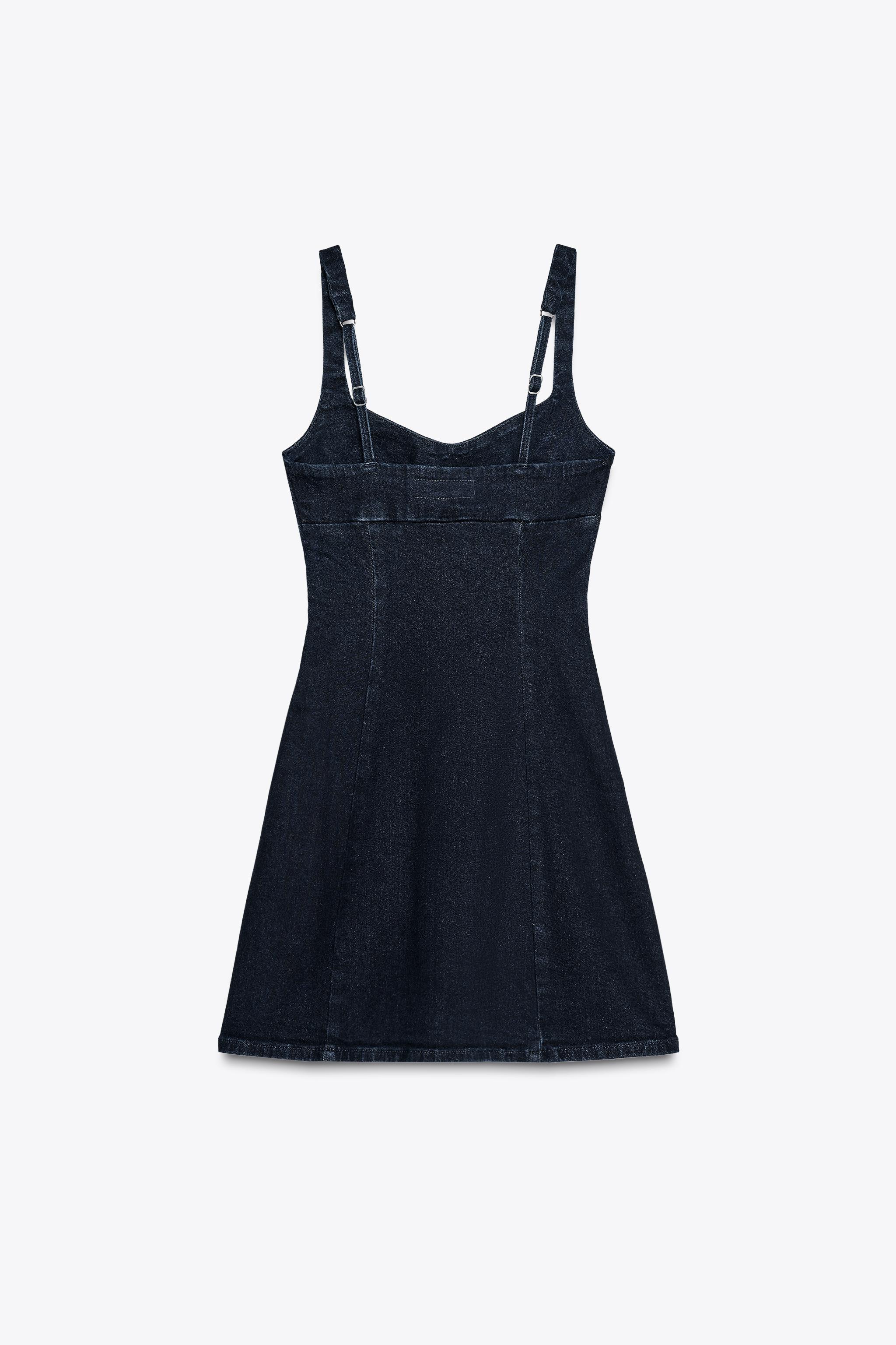 ZARA Z1975 デニムミニストラップワンピース 8228/033 Z1975 デニムミニストラップワンピース - ブルー | ZARA Japan