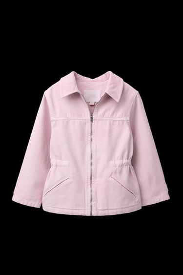 Zara MIXED COLLAR JACKET - Pink - Image 0