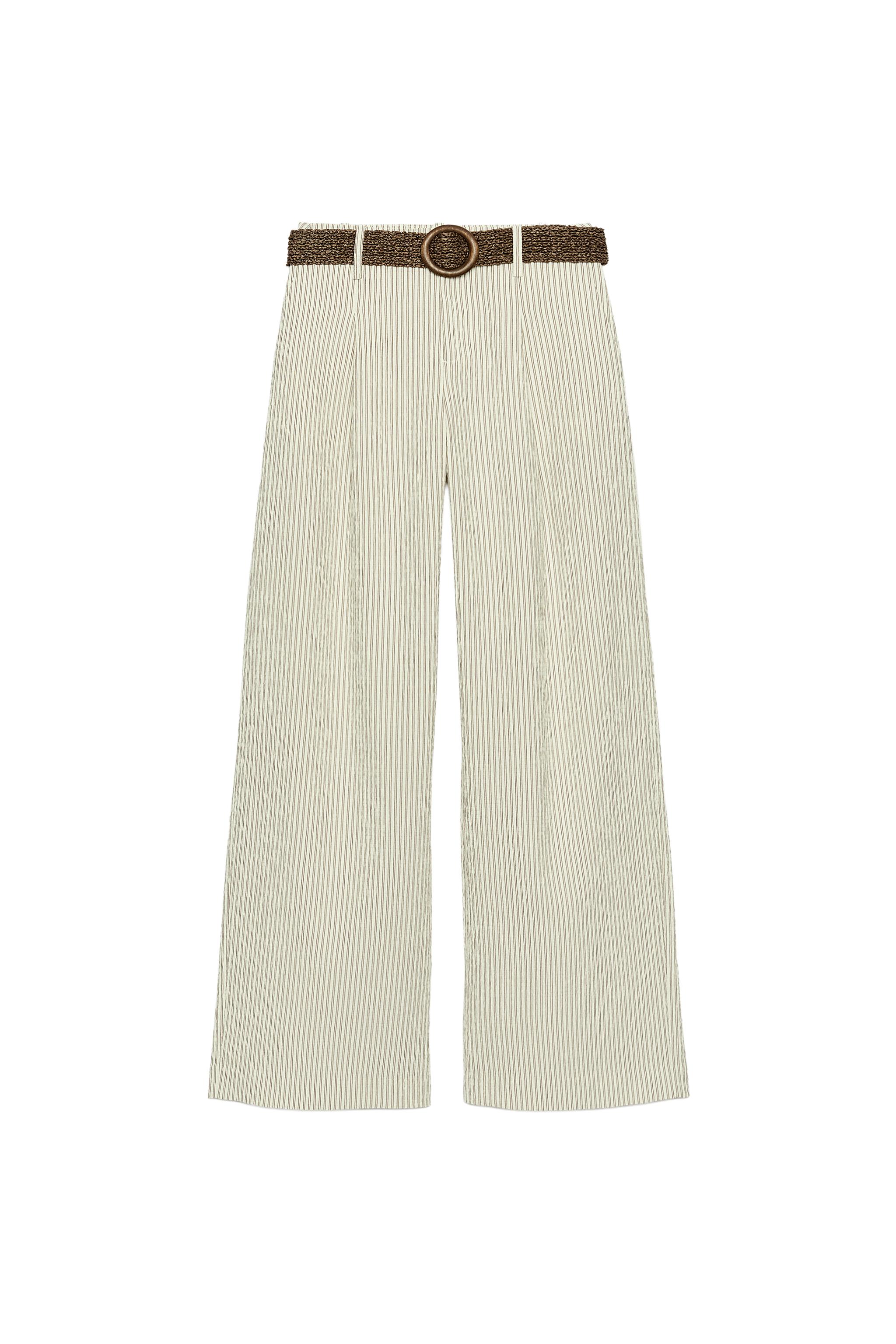 PANTALÓN ANCHO RAYAS CINTURÓN