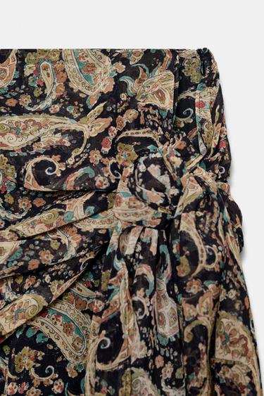JUPE LONGUE PAISLEY ZW COLLECTION - Multicolore de Zara - Image 6