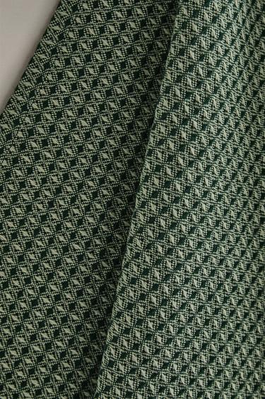 TORCHON DE CUISINE COTON WAFFLE NOËL - Vert de Zara - Image 2