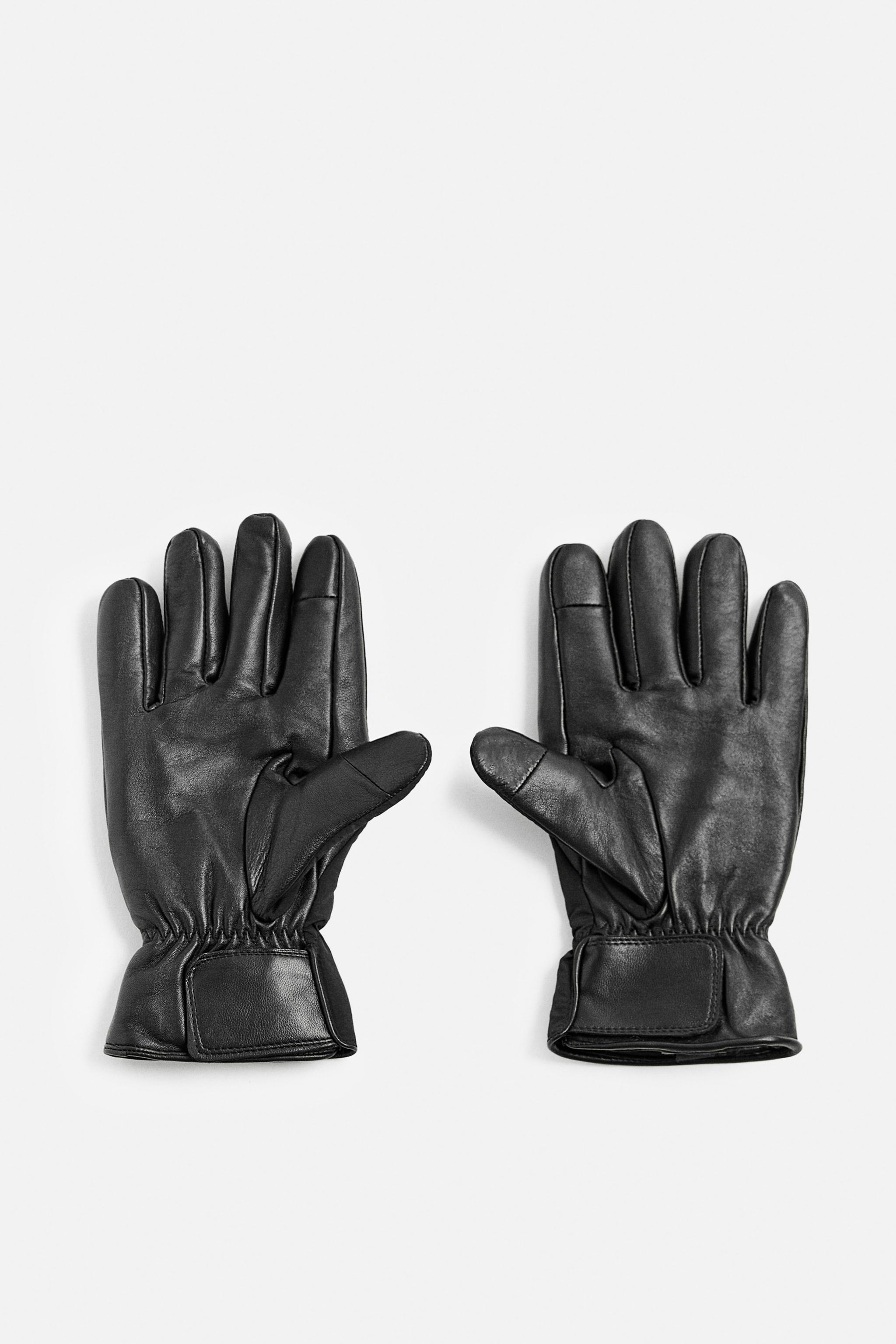 Real orders leather gloves