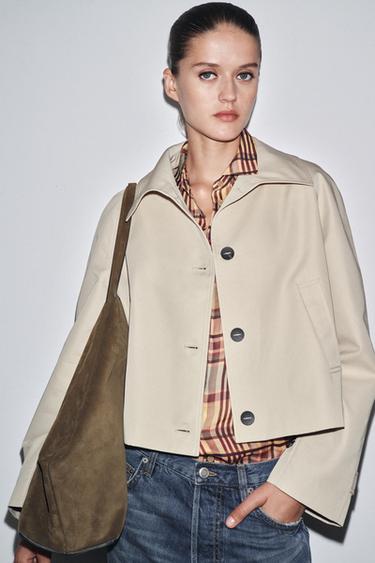 TRENCH COURT ZW COLLECTION - Beige de Zara - Image 3