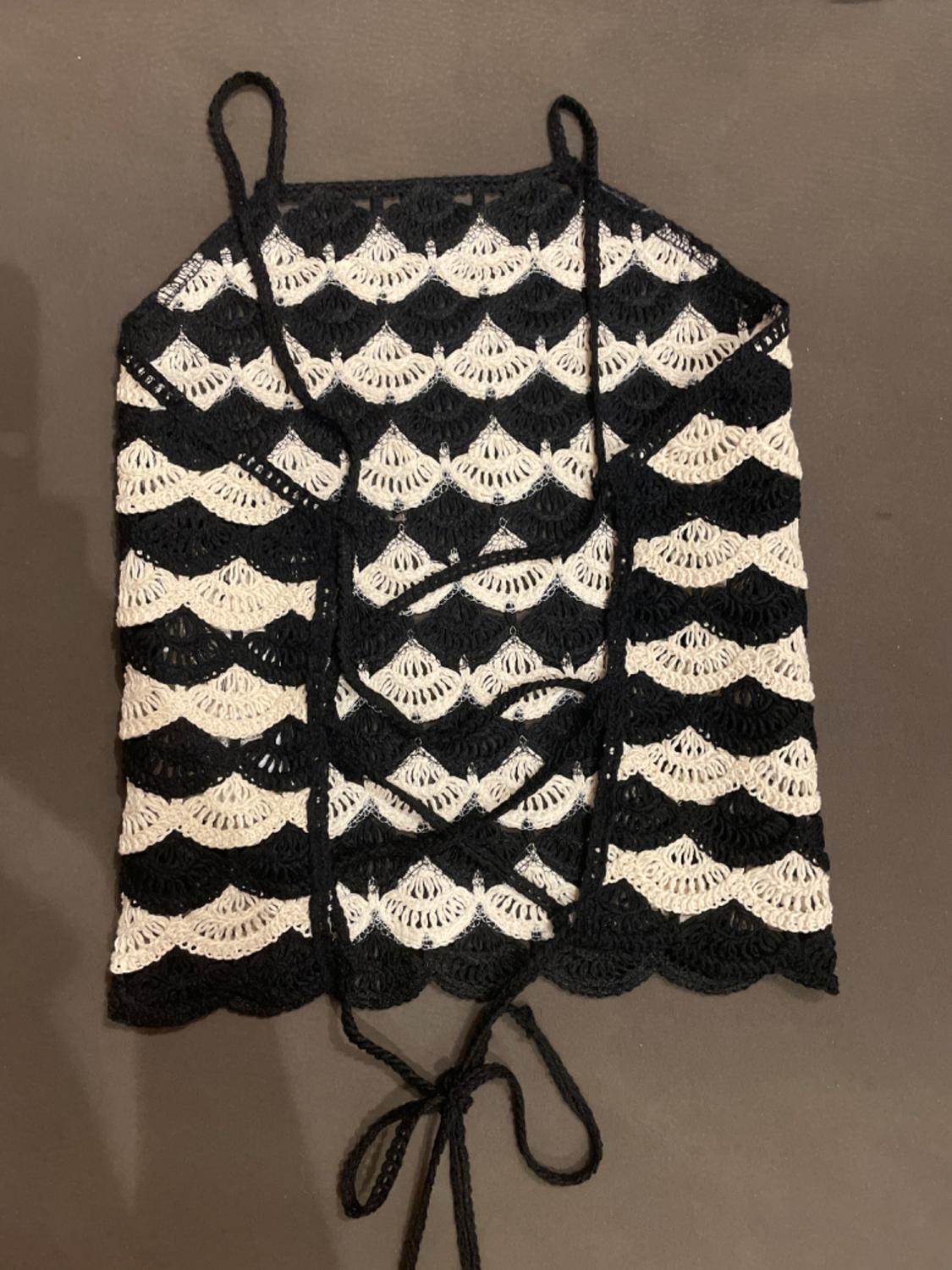 KNIT CROCHET TOP - Image 2