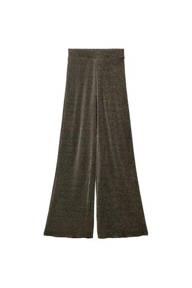 METALLIC THREAD TROUSERS