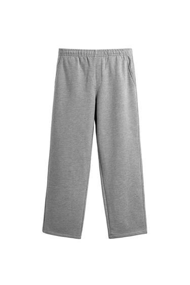 REGULAR FIT JOGGER TROUSERS - Grey marl by Zara