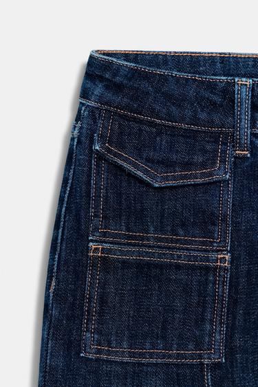 Z1975 BOOTCUT FIT HIGH-WAIST JEANS WITH SEAM DETAIL - Blue by Zara - Image 10