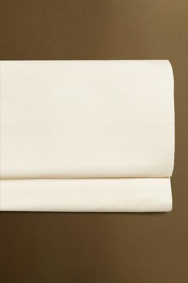 DRAP PLAT SATIN (1000 FILS) - Crème de Zara - Image 0