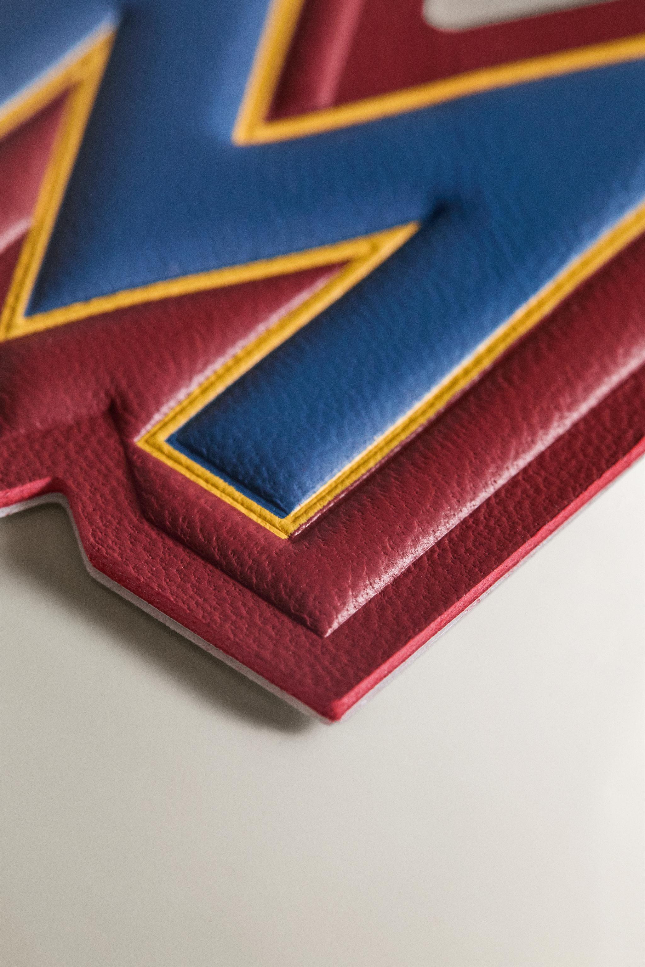 LEATHER LETTER M PATCH