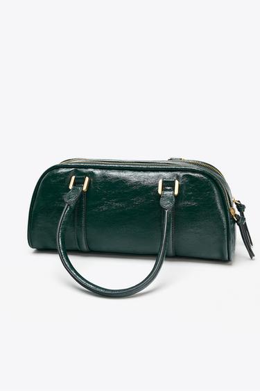 ZIP BOWLING BAG - Green by Zara - Image 2