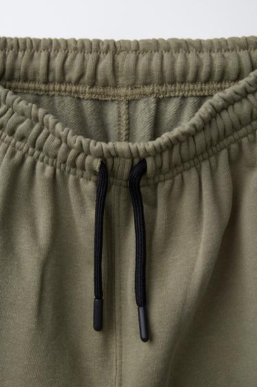 SPORTY JOGGING TROUSERS - Khaki by Zara - Image 4