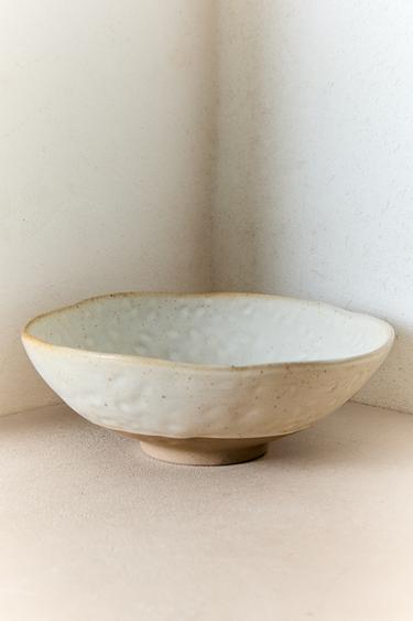 TEXTURED STONEWARE BOWL - Oyster-white by Zara - Image 5