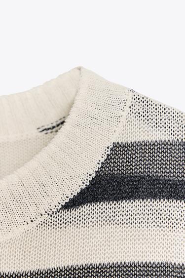 STRIPED KNIT TOP - striped by Zara - Image 8