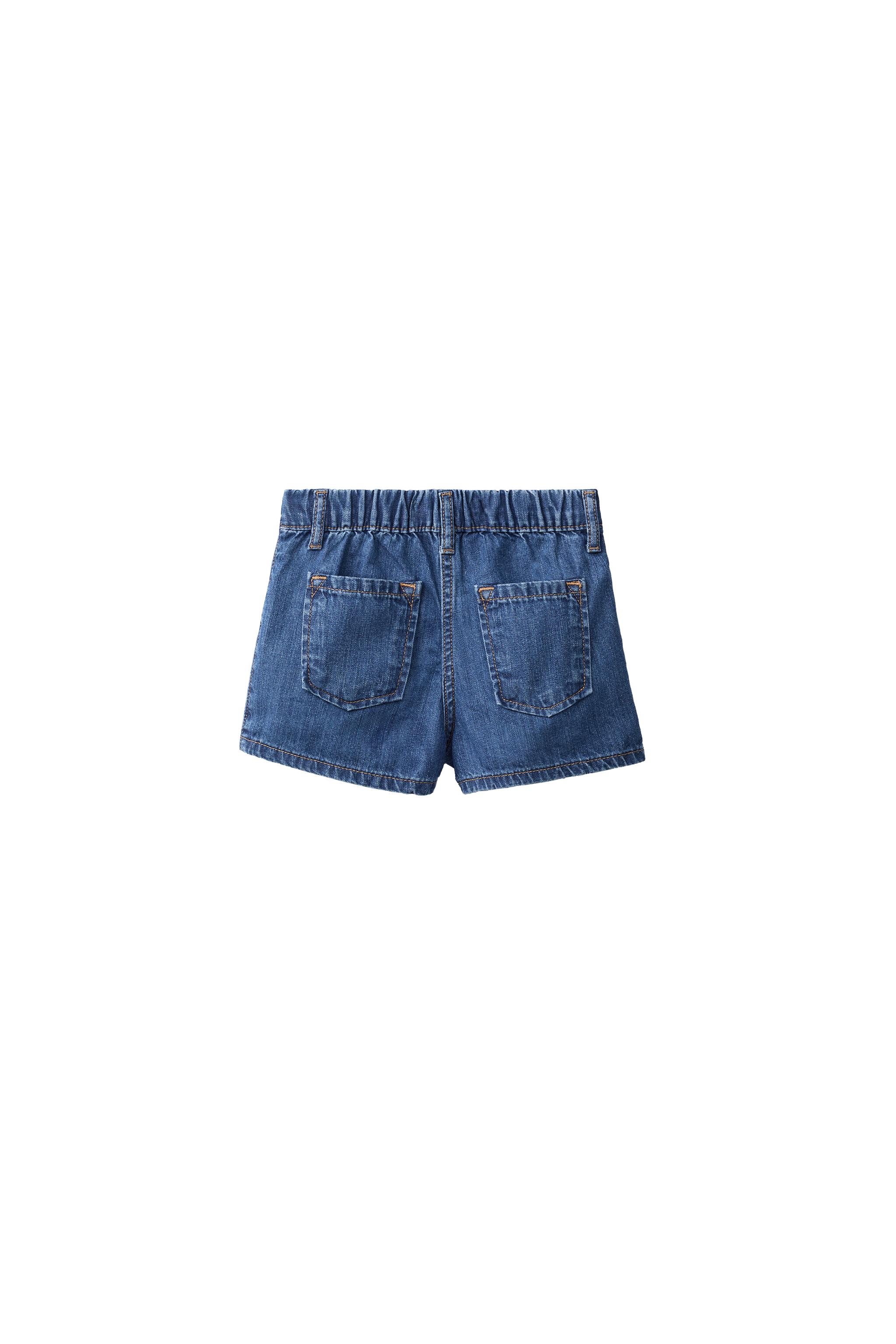 DENIM SKORT — Blue (alternate view)