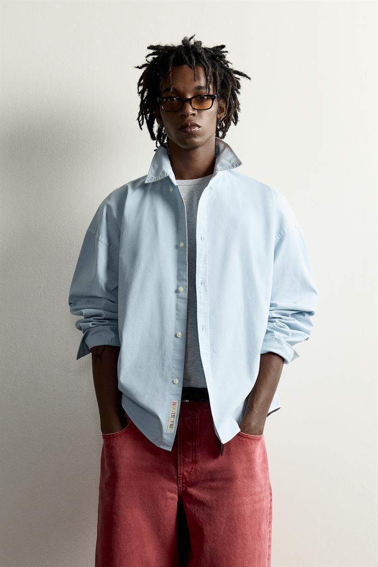 FRUIT OF THE LOOM™ BOXY FIT OXFORD SHIRT