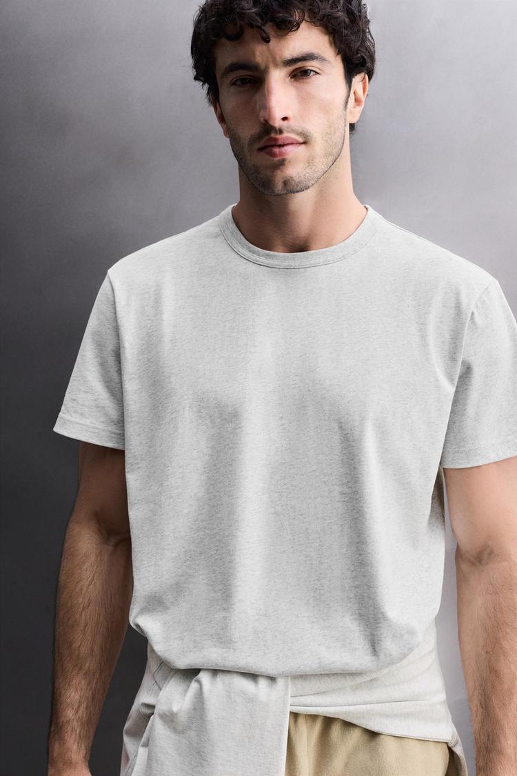 ZARA HEAVYWEIGHT RELAXED FIT T-SHIRT