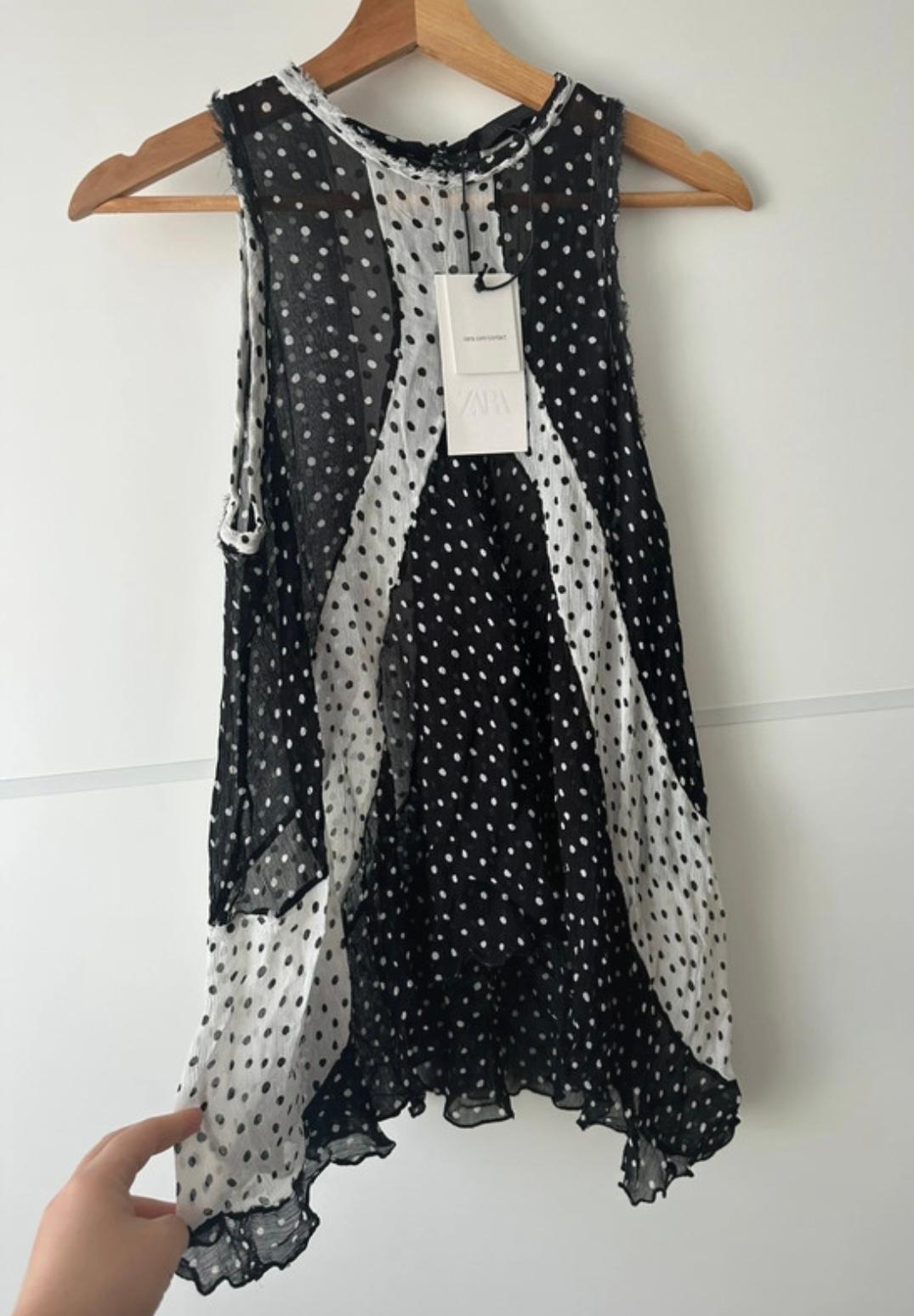 ZW COLLECTION POLKA DOT TOP - Image 4
