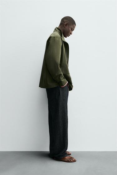 TECHNICAL PARKA WITH POCKETS - Green by Zara - Image 3