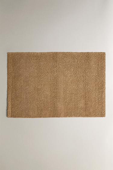 FELPUDO LISO YUTE - Beige claro de Zara