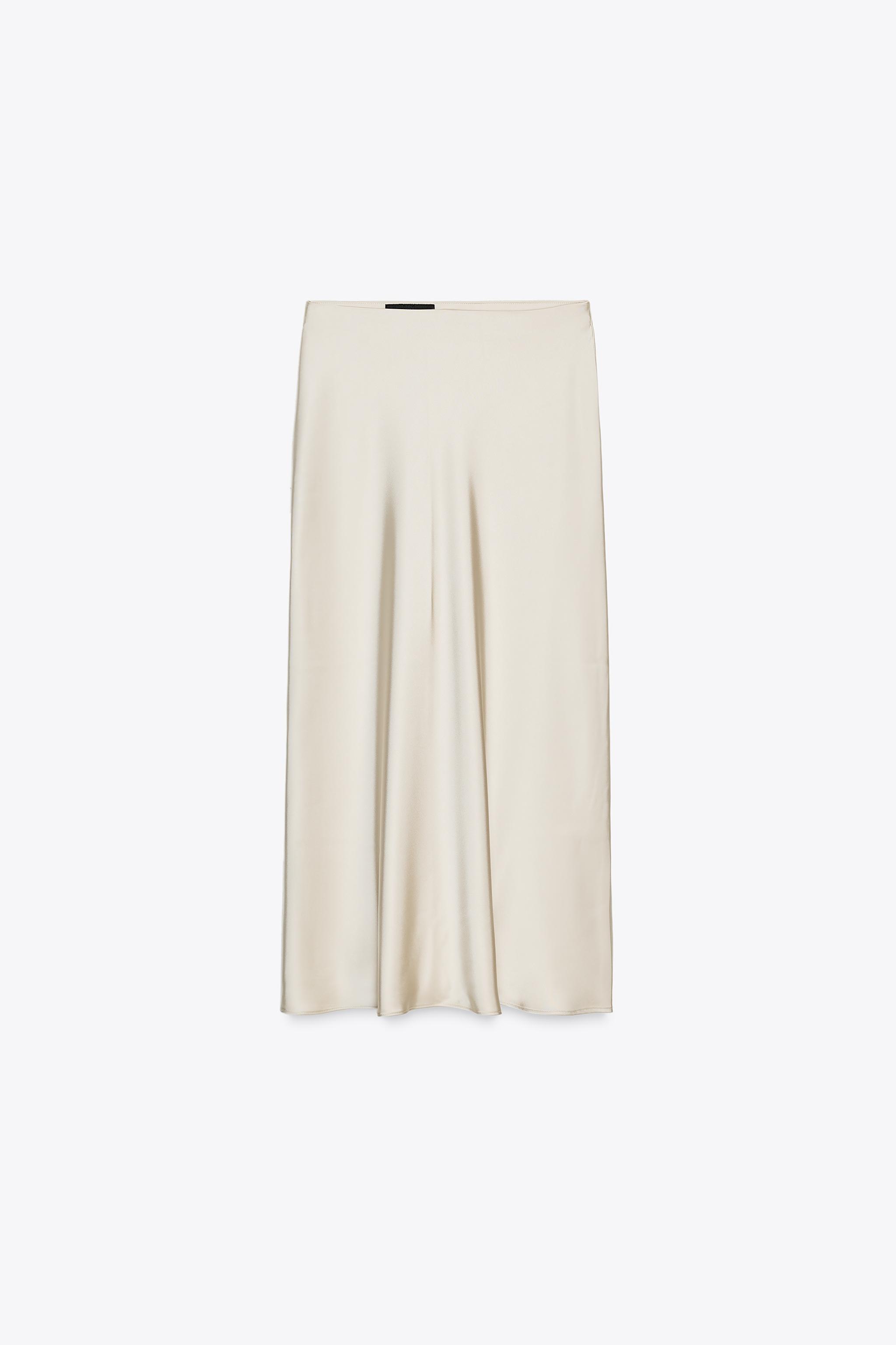 ZARA HOME ヨーク ミディスカート　新品、未使用 ヨーク ミディスカート - ブラウン | ZARA Japan / 日本