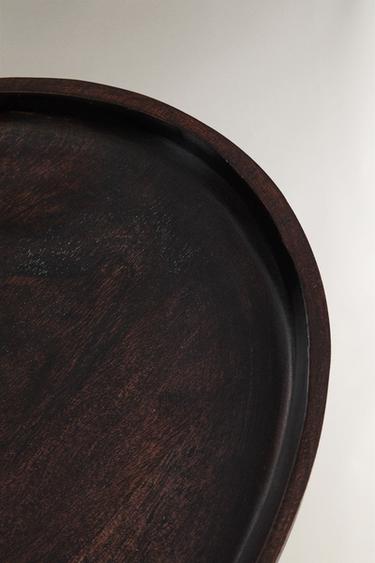 PLATEAU BOIS - Marron foncé de Zara - Image 2