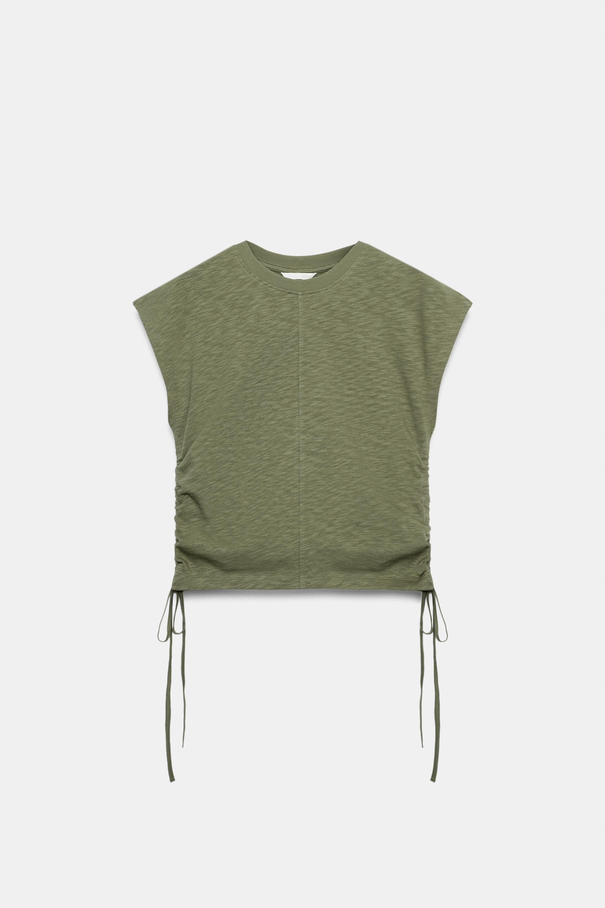 RUSTİK BÜZGÜLÜ T-SHIRT - Görsel 6
