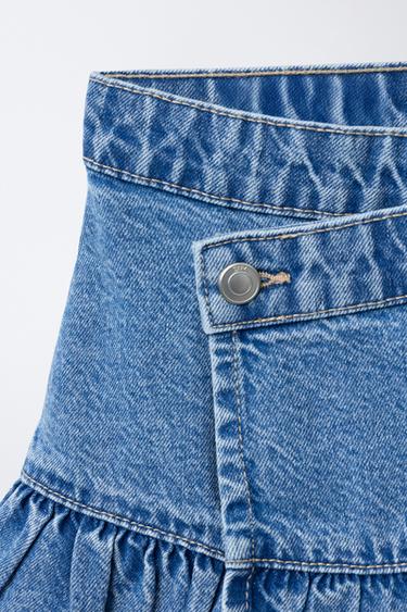 JUPE PARÉO DENIM - Bleu de Zara - Image 2