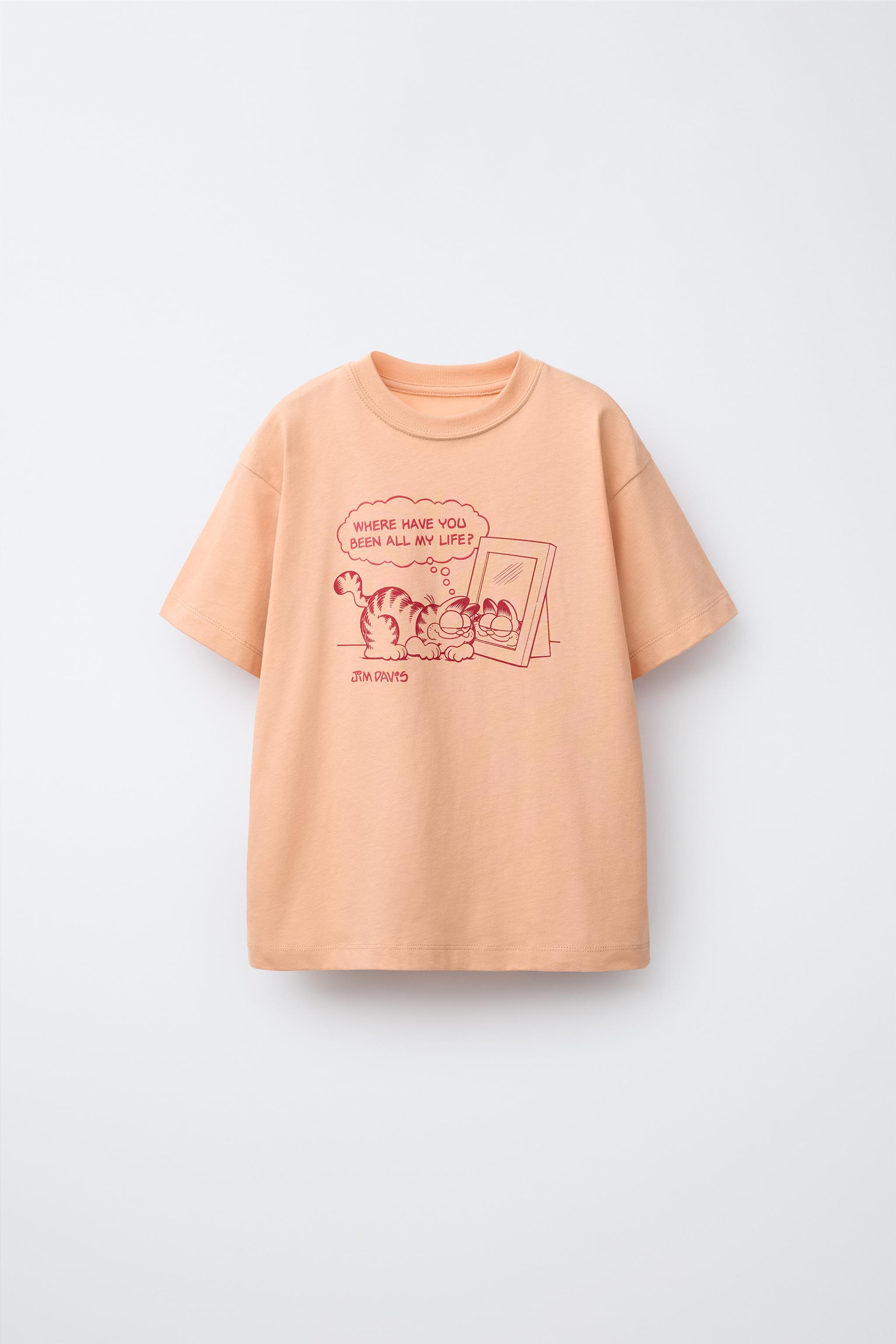 GARFIELD © PAWS INC Tシャツ - オレンジ色 | ZARA Japan / 日本