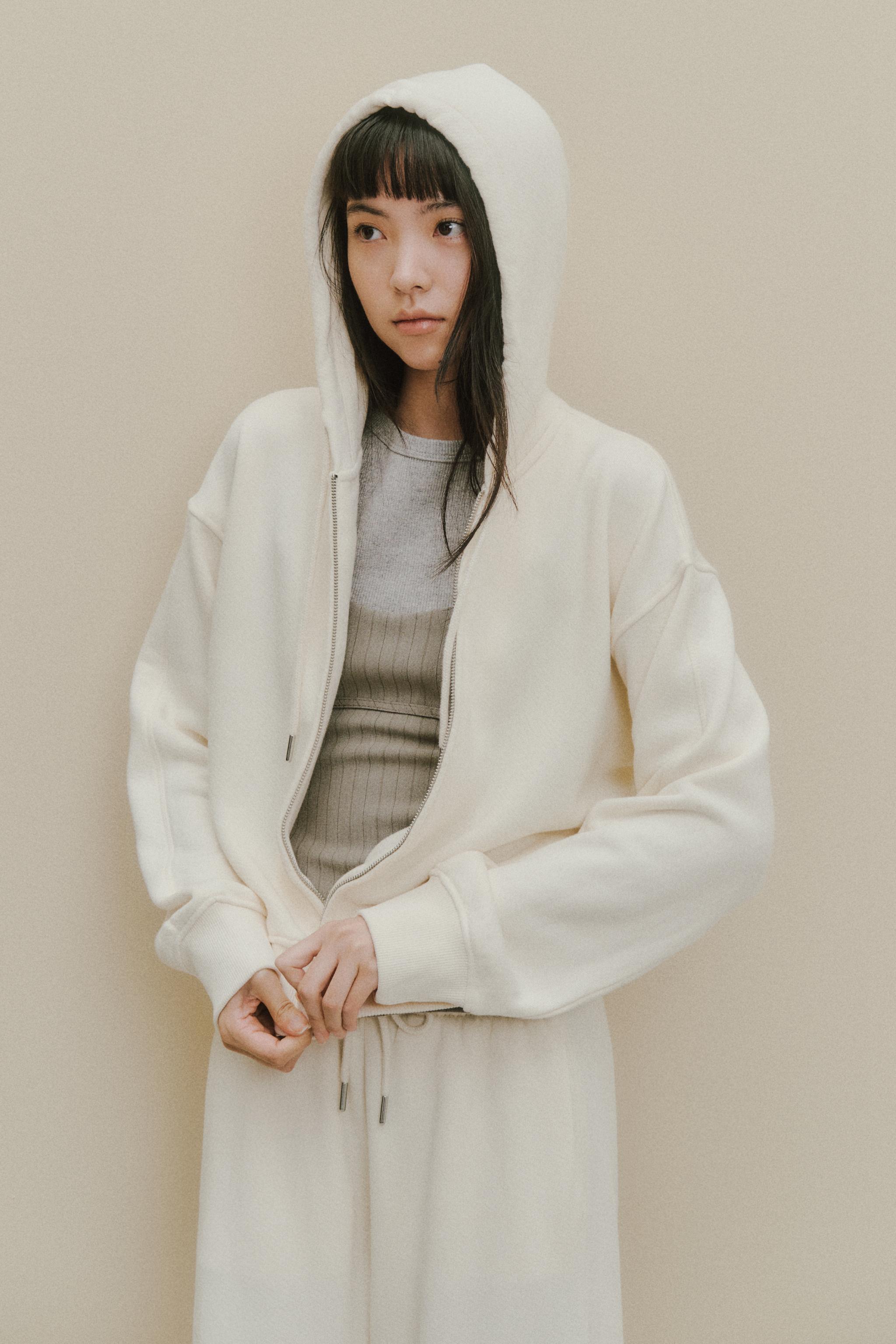 レディースジップアップスウェットシャツ | ZARA 日本