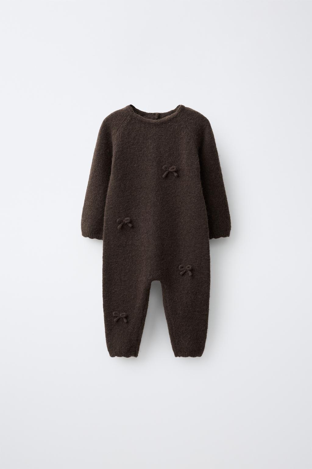 LONG KNIT JUMPSUIT WITH BOWS