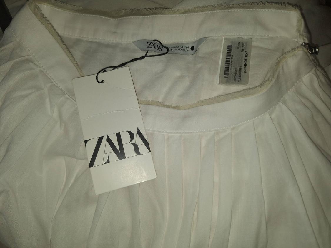 ZW COLLECTION CONTRAST MIDI SKIRT - Image 3