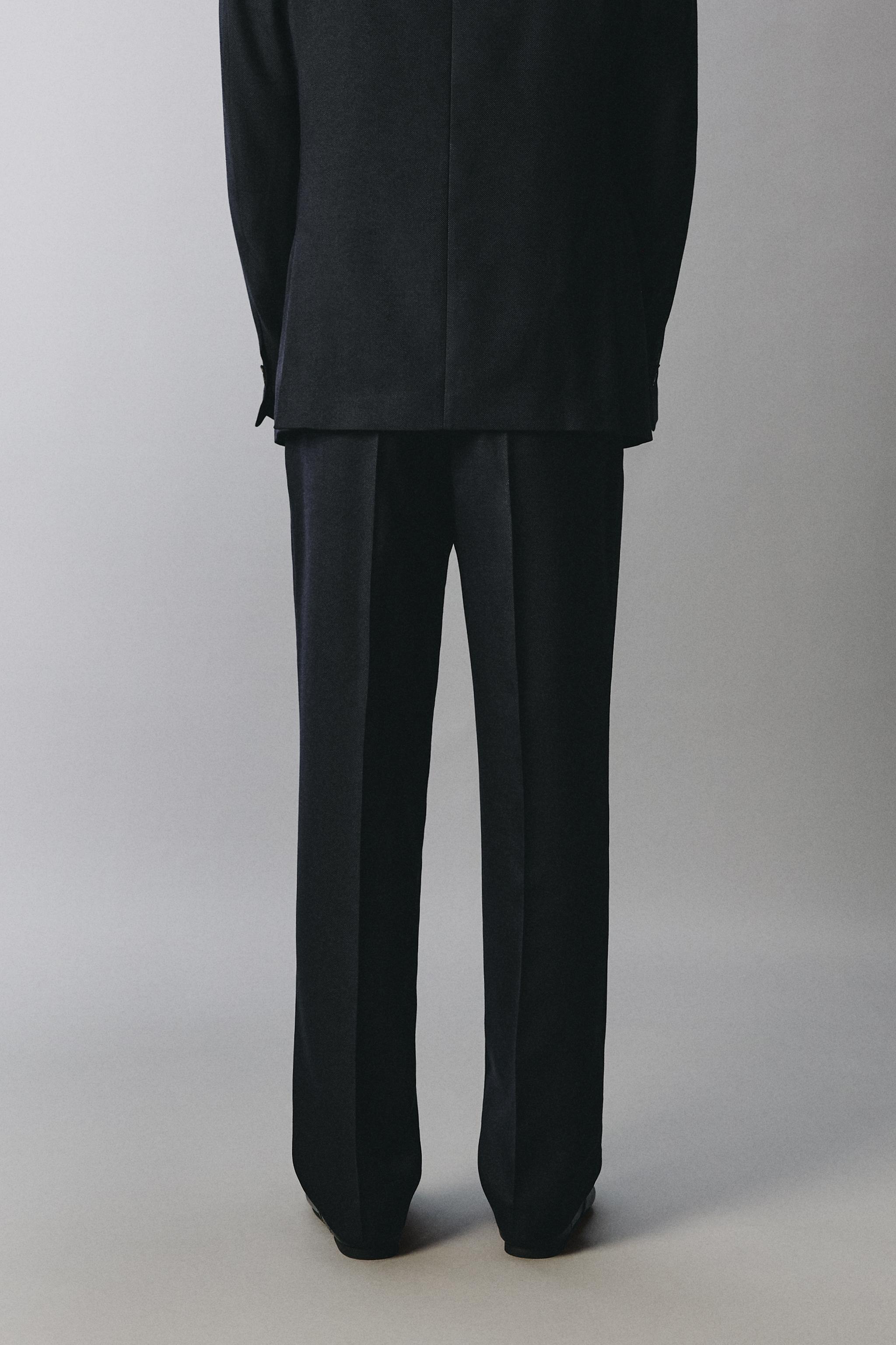 REGULAR FIT SUIT PANTS