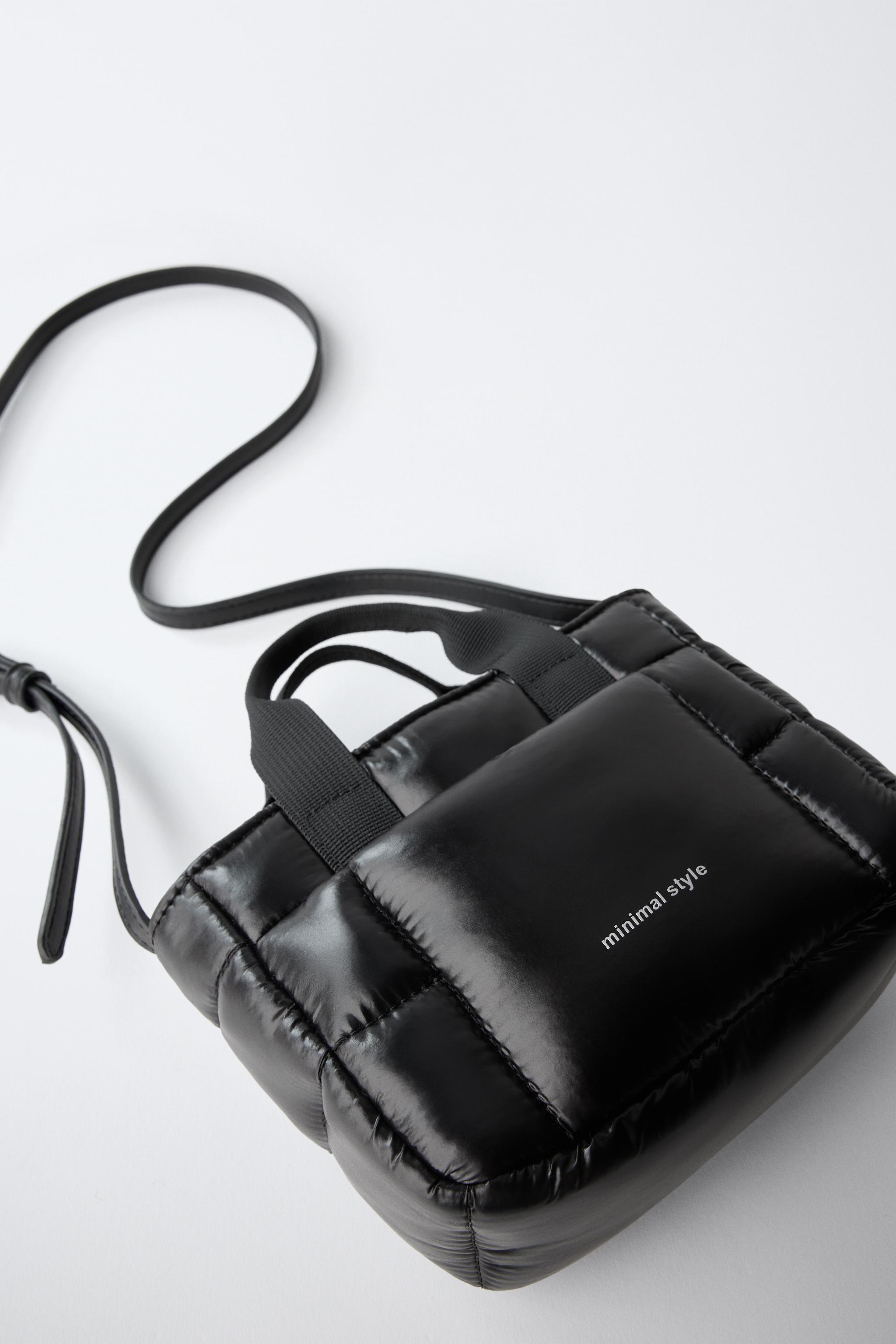 キルティングクロスボディバッグ - ブラック | ZARA Japan / 日本