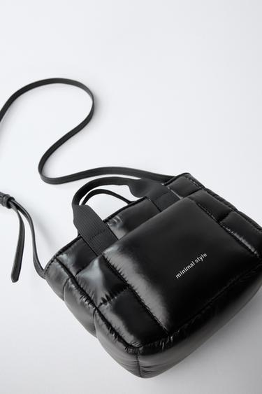 SAC BANDOULIÈRE MATELASSÉ - Noir de Zara - Image 3