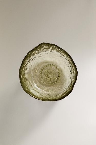 BOL VERRE RECYCLABLE RELIEF - Vert de Zara - Image 4