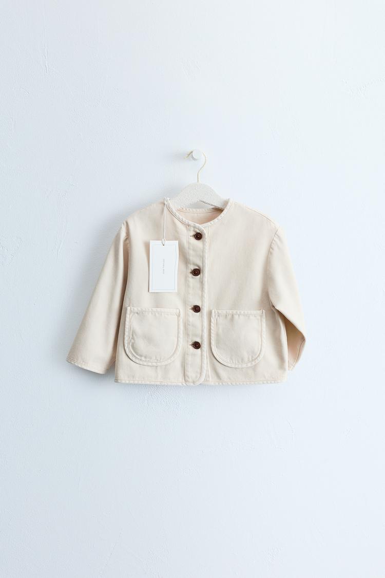 Zara timeless cazadora canvas lisa