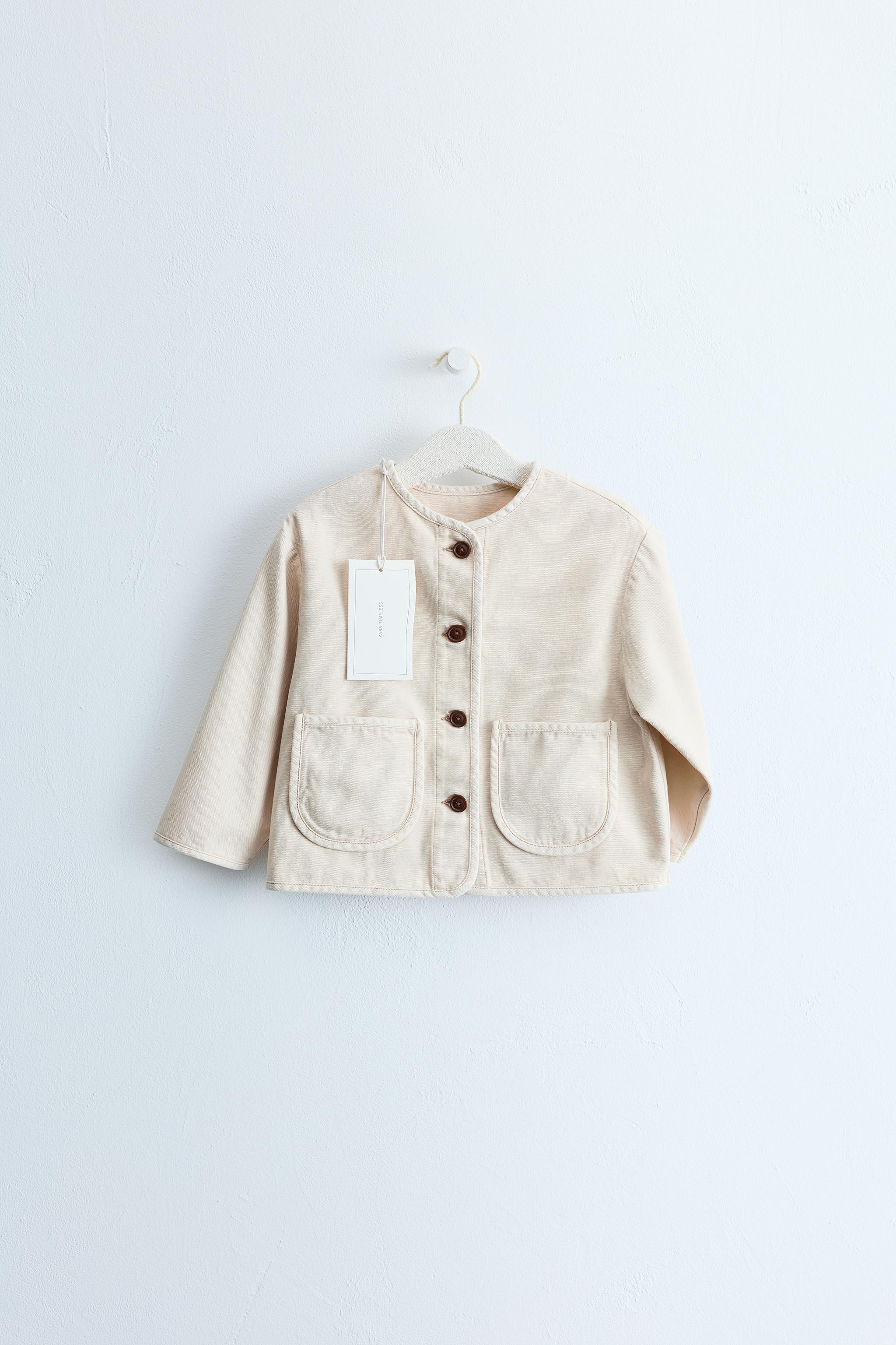 ZARA TIMELESS - BLOUSON EN TOILE UNI