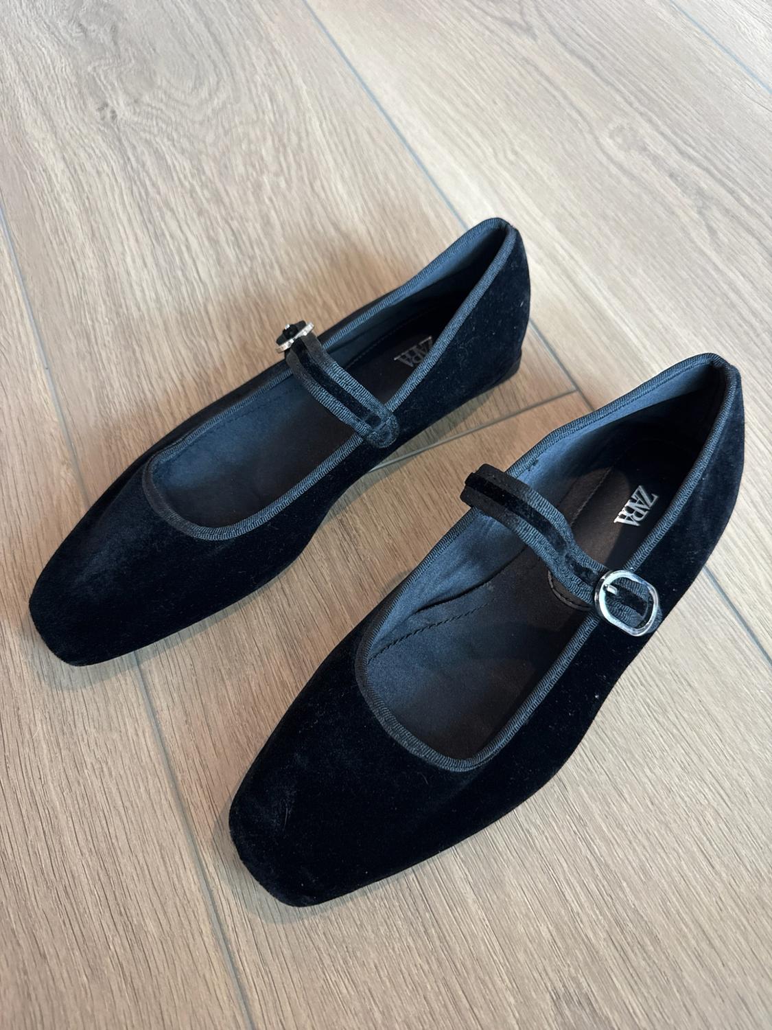 VELVET BALLET FLATS - Image 4