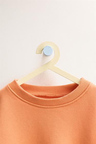 Zara ZARA TIMELESS - PLAIN SWEATSHIRT - Orange