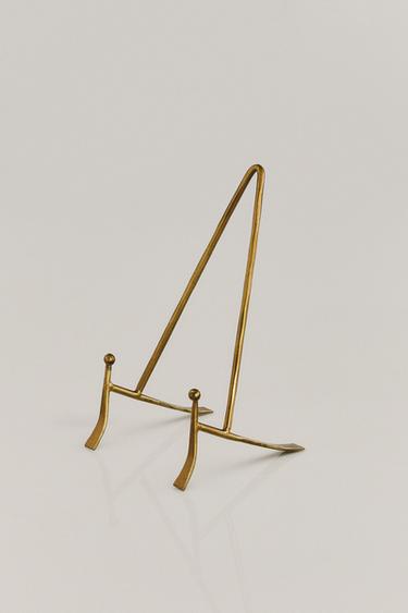 GOLDEN METAL DISPLAY STAND - Aged gold by Zara - Image 1