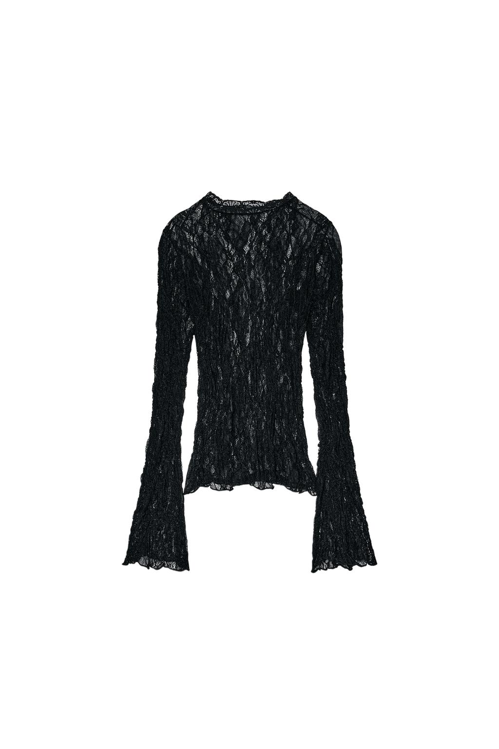 LACE LONG SLEEVE TOP - image 3