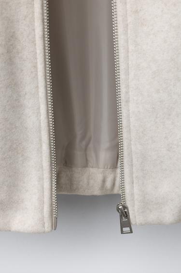 SOFT BOMBER JACKET - Light beige by Zara - Image 7